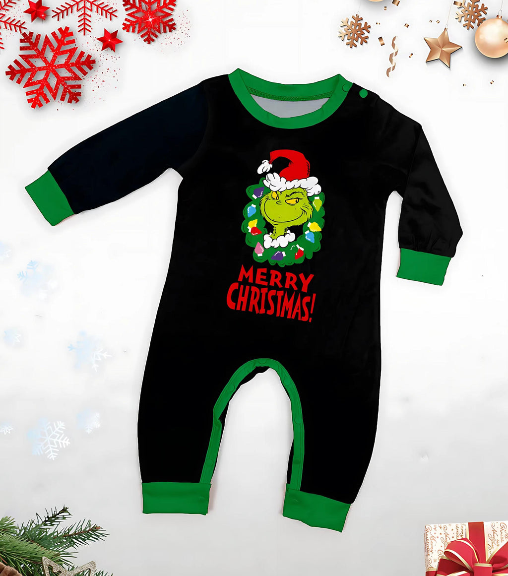 Family Matching Pajamas grinch Xmas pjs monogrammed pjs Holiday pajamas Matching Pajamas Christmas Morning Matching Family Outfit