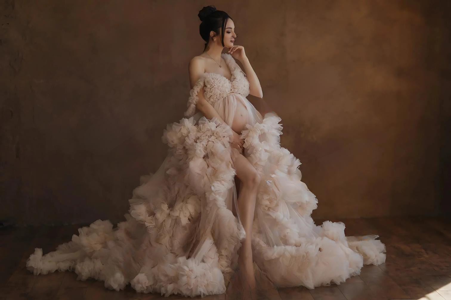 Maternity Dresses Holiday Sale Boho Dress! Maternity dress for Baby Shower for photo shoot, Maternity Dress Pregnancy Dress,