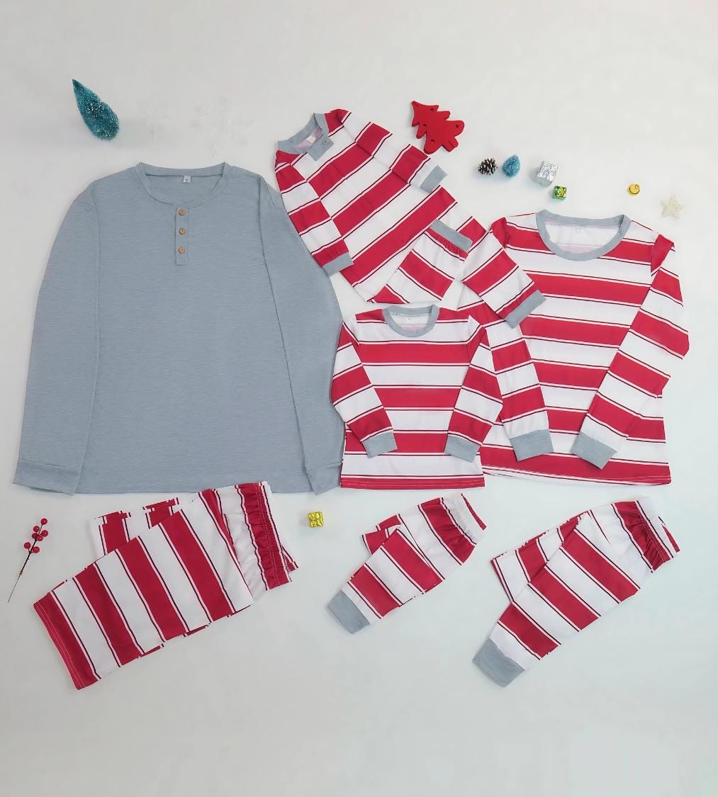 Christmas matching pajamas family Set for Family Couples Soft Christmas PJs Xmas Family LookPajamas Family, Holiday Pajamas, Christmas PJs