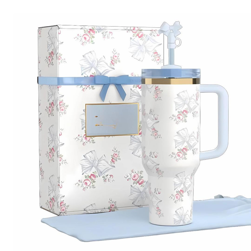 Love shack fancy tumbler  Coquette tumbler 40oz Custom stanley 40oz tumbler fancy love shack fancy